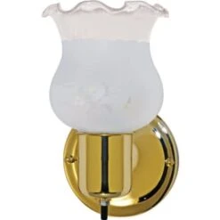 Satco® Brentwood 5 In. 1-Light Incandescent Bath Vanity Fixture