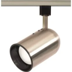 Satco® Nuvo Brushed Nickel One-Light R20 Bullet Cylinder Track Head