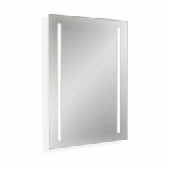 Renin Erias Mirror With Hard Wired Illuminated Led Lights For Slim Design Metal Cabinet