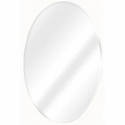 Zenith 21W X 31"H Surface Mount Steel Medicine Cabinet Oval Beveled Mirror