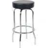 Boss Office Products Boss 29" Chrome Black Stool