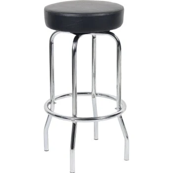 Boss Office Products Boss 29" Chrome Black Stool 3 Boss Office Products Boss 29" Chrome Black Stool
