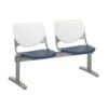 Kfi Seating Kool 2-Seat Reception Bench, White Backs, Navy Seats 1 Kfi Seating Kool 2-Seat Reception Bench, White Backs, Navy Seats -Home Furnishing Store 461085 w MainProductImage Lg