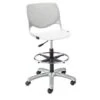Kfi Seating Kool Drafting Stool, Light Grey Back, White Seat 1 Kfi Seating Kool Drafting Stool, Light Grey Back, White Seat -Home Furnishing Store 461149 w MainProductImage Lg