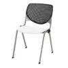 Kfi Seating Kool Stack Chair, Black Back, White Seat -Home Furnishing Store 461181 w MainProductImage Lg