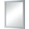 Renin 30 X 36" Cross-Hatched Silver Framed Mirror