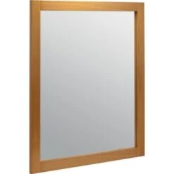 Seasons® 26x30" Honey Oak Framed Mirror
