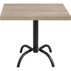 Grosfillex 24 X 30 Vanguard Tabletop, Weathered Oak