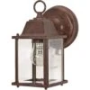 Nuvo Lighting® Brentwood 4.38 X 8.63 In. 1-Light Outdoor Lantern (Old Bronze) -Home Furnishing Store 504980 w MainProductImage Lg