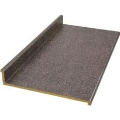 Vt Industries 12 Ft Tempo Waterfall Edge Laminate Kitchen Countertop (Blackstar)