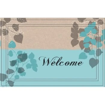 Apache Mills 2 X 3' Outdoor Floor Mat, With Dancing Leaves 3 Apache Mills 2 X 3' Outdoor Floor Mat, With Dancing Leaves