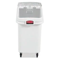 Rubbermaid Prosave White Mobile Ingredient Bin W/ 32 Ounce Scoop -Home Furnishing Store 531854 w DetailedProductView2 Lg