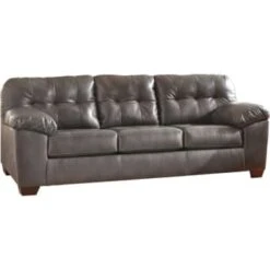 Flash Furniture Signature Design By Ashley Alliston Sofa In Gray Durablend