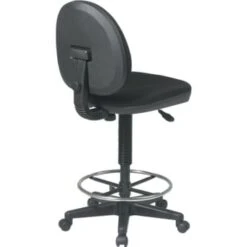 Office Star Products Worksmart Sculptured Seat And Back Drafting Chair 7 Office Star Products Worksmart Sculptured Seat And Back Drafting Chair -Home Furnishing Store 601720 V Back Lg