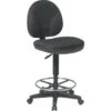 Office Star Products Worksmart Sculptured Seat And Back Drafting Chair 2 Office Star Products Worksmart Sculptured Seat And Back Drafting Chair -Home Furnishing Store 601720 V Lg