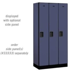 Salsbury Industries® Blue 12 Inch Single Tier-Wood Locker 6 Feet X 18 Inches -Home Furnishing Store 621125 w AlternateImageView Lg