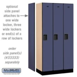 Salsbury Industries® Blue 12 Inch Single Tier-Wood Locker 6 Feet X 18 Inches -Home Furnishing Store 621125 w DetailedProductView1 Lg