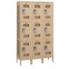 Salsbury Industries® Tan-Triple Tier Vented Metal Locker 6 Feet X 15inches 1 Salsbury Industries® Tan-Triple Tier Vented Metal Locker 6 Feet X 15inches -Home Furnishing Store 621146 w MainProductImage Lg