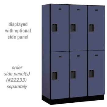 Salsbury Industries® Blue-Double Tier Designer Wood Locker 6 Feet X 18 Inches 4 Salsbury Industries® Blue-Double Tier Designer Wood Locker 6 Feet X 18 Inches - Image 2