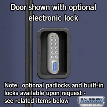 Salsbury Industries® Blue-Double Tier Designer Wood Locker 6 Feet X 18 Inches 9 Salsbury Industries® Blue-Double Tier Designer Wood Locker 6 Feet X 18 Inches - Image 7