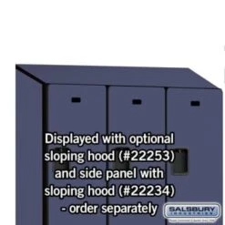 Salsbury Industries® Blue-Double Tier Designer Wood Locker 6 Feet X 18 Inches 19 Salsbury Industries® Blue-Double Tier Designer Wood Locker 6 Feet X 18 Inches -Home Furnishing Store 621158 w DetailedProductView7 Lg