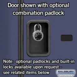 Salsbury Industries® Blue Double Tier S Style-Wood Locker 6 Feet X 18inches -Home Furnishing Store 621172 w DetailedProductView4 Lg