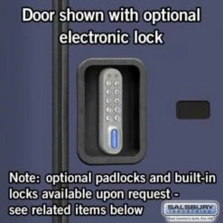 Salsbury Industries® Blue Double Tier S Style-Wood Locker 6 Feet X 18inches -Home Furnishing Store 621172 w DetailedProductView5 Lg