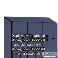 Salsbury Industries® Blue Double Tier S Style-Wood Locker 6 Feet X 18inches -Home Furnishing Store 621172 w DetailedProductView7 Lg