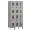 Salsbury Industries® Gray- Double Tier Vented Metal Locker 6 Feet X 18 Inches 1 Salsbury Industries® Gray- Double Tier Vented Metal Locker 6 Feet X 18 Inches -Home Furnishing Store 621180 w MainProductImage Lg