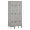 Salsbury Industries® Gray-Triple Tier Standard Metal Locker 6 Feetx15 Inches 2 Salsbury Industries® Gray-Triple Tier Standard Metal Locker 6 Feetx15 Inches -Home Furnishing Store 621184 w MainProductImage Lg