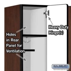 Salsbury Industries® Mahogany Wide-Designer Wood Locker 6 Feet X 18 Inches 15 Salsbury Industries® Mahogany Wide-Designer Wood Locker 6 Feet X 18 Inches -Home Furnishing Store 621185 w DetailedProductView3 Lg