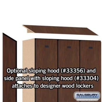 Salsbury Industries® Mahogany Wide-Designer Wood Locker 6 Feet X 18 Inches 10 Salsbury Industries® Mahogany Wide-Designer Wood Locker 6 Feet X 18 Inches - Image 8