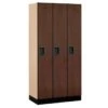 Salsbury Industries® Mahogany Wide-Designer Wood Locker 6 Feet X 18 Inches -Home Furnishing Store 621185 w MainProductImage Lg