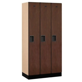 Salsbury Industries® Mahogany Wide-Designer Wood Locker 6 Feet X 18 Inches 3 Salsbury Industries® Mahogany Wide-Designer Wood Locker 6 Feet X 18 Inches