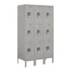 Salsbury Industries® Gray-Triple Tier Standard Metal Locker-5 Feet X 18 Inches 2 Salsbury Industries® Gray-Triple Tier Standard Metal Locker-5 Feet X 18 Inches -Home Furnishing Store 621254 w MainProductImage Lg