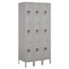 Salsbury Industries® Gray- Triple Tier Standard Metal Locker 6 Feet X 18 Inches -Home Furnishing Store 621270 w MainProductImage Lg