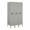 Salsbury Industries® Gray- Single Tier Standard Metal Locker-5 Feet X 18 Inches