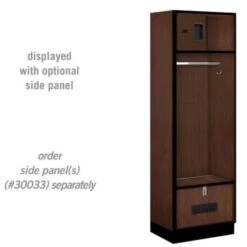 Salsbury Industries® Mahogany Designer Wood Open Access Locker 6feet X 18inches 12 Salsbury Industries® Mahogany Designer Wood Open Access Locker 6feet X 18inches -Home Furnishing Store 621415 w AlternateImageView Lg