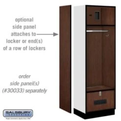 Salsbury Industries® Mahogany Designer Wood Open Access Locker 6feet X 18inches 13 Salsbury Industries® Mahogany Designer Wood Open Access Locker 6feet X 18inches -Home Furnishing Store 621415 w DetailedProductView1 Lg