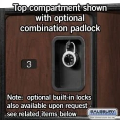 Salsbury Industries® Mahogany Designer Wood Open Access Locker 6feet X 18inches 16 Salsbury Industries® Mahogany Designer Wood Open Access Locker 6feet X 18inches -Home Furnishing Store 621415 w DetailedProductView4 Lg