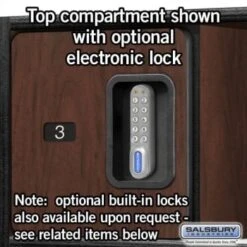 Salsbury Industries® Mahogany Designer Wood Open Access Locker 6feet X 18inches 17 Salsbury Industries® Mahogany Designer Wood Open Access Locker 6feet X 18inches -Home Furnishing Store 621415 w DetailedProductView5 Lg