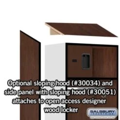 Salsbury Industries® Mahogany Designer Wood Open Access Locker 6feet X 18inches 18 Salsbury Industries® Mahogany Designer Wood Open Access Locker 6feet X 18inches -Home Furnishing Store 621415 w DetailedProductView6 Lg