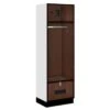 Salsbury Industries® Mahogany Designer Wood Open Access Locker 6feet X 18inches -Home Furnishing Store 621415 w MainProductImage Lg
