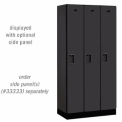Salsbury Industries® Single Tier-Black-Designer Wood Locker 6 Feet X 18 Inches -Home Furnishing Store 621423 w AlternateImageView Lg