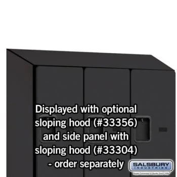 Salsbury Industries® Black-Double Tier S Style-Wood Locker 6 Feet X 18 Inches 11 Salsbury Industries® Black-Double Tier S Style-Wood Locker 6 Feet X 18 Inches - Image 9