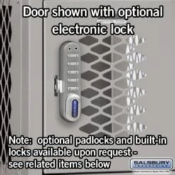 Salsbury Industries® Gray- Six Tier Box-Vented Metal Locker 6 Feet X 18 Inches 11 Salsbury Industries® Gray- Six Tier Box-Vented Metal Locker 6 Feet X 18 Inches -Home Furnishing Store 621443 w DetailedProductView4 Lg