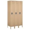 Salsbury Industries® Tan 15 Inch Wide Standard Metal Locker 6 Feet X 18 Inches -Home Furnishing Store 621458 w MainProductImage Lg