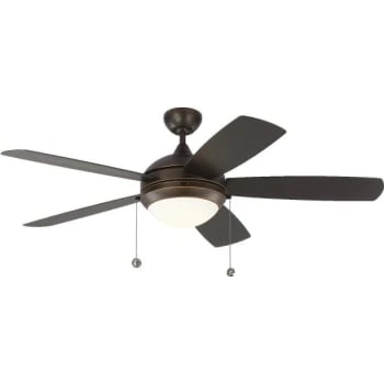 Monte Carlo Discus 52 In. 5-Blade Led Ceiling Fan W/ Light (Roman Bronze) 3 Monte Carlo Discus 52 In. 5-Blade Led Ceiling Fan W/ Light (Roman Bronze)