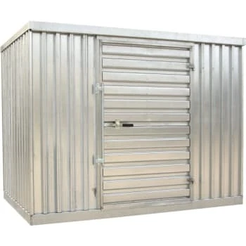 Vestil Storage Building - Single - Galvanized 4 Vestil Storage Building - Single - Galvanized - Image 2