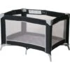 Foundations Sleep N Store Play Yard Crib Mod Plaid Graphite -Home Furnishing Store 700231 V Lg